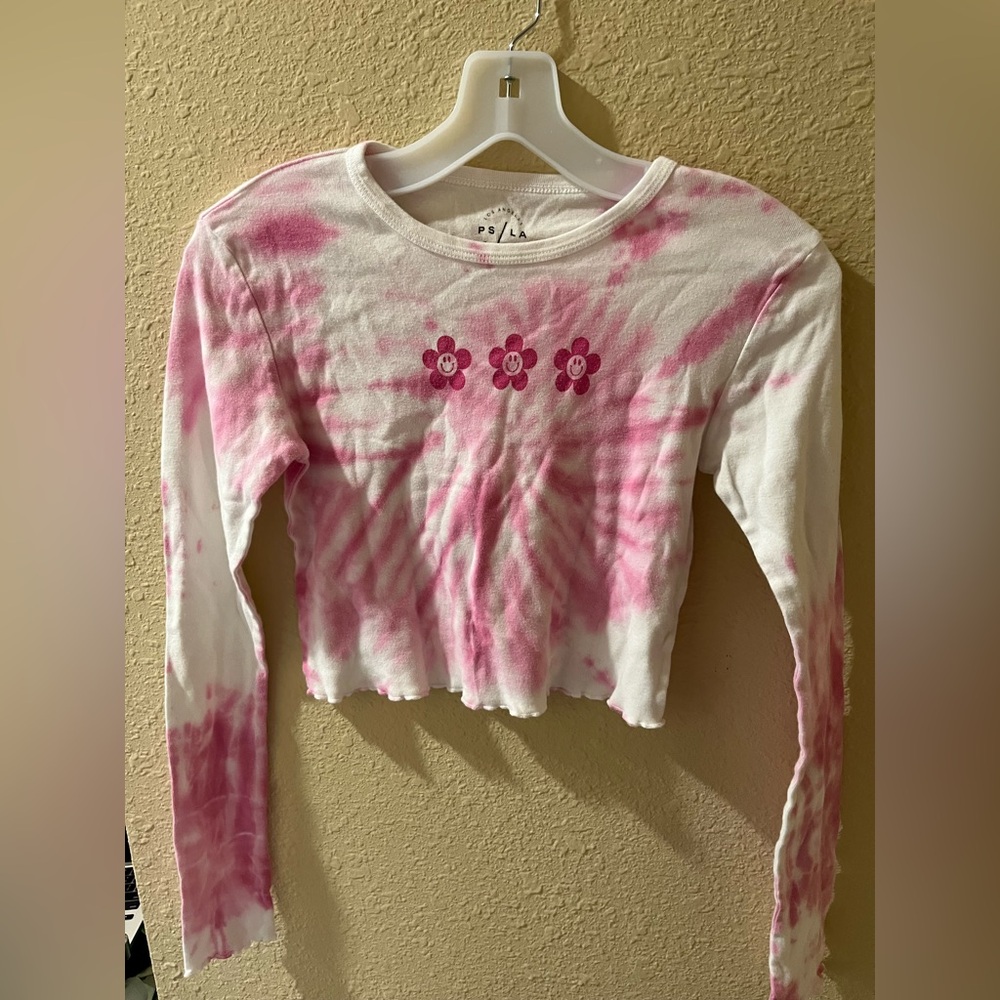 PacSun Cropped Tie-dye Longsleeve
